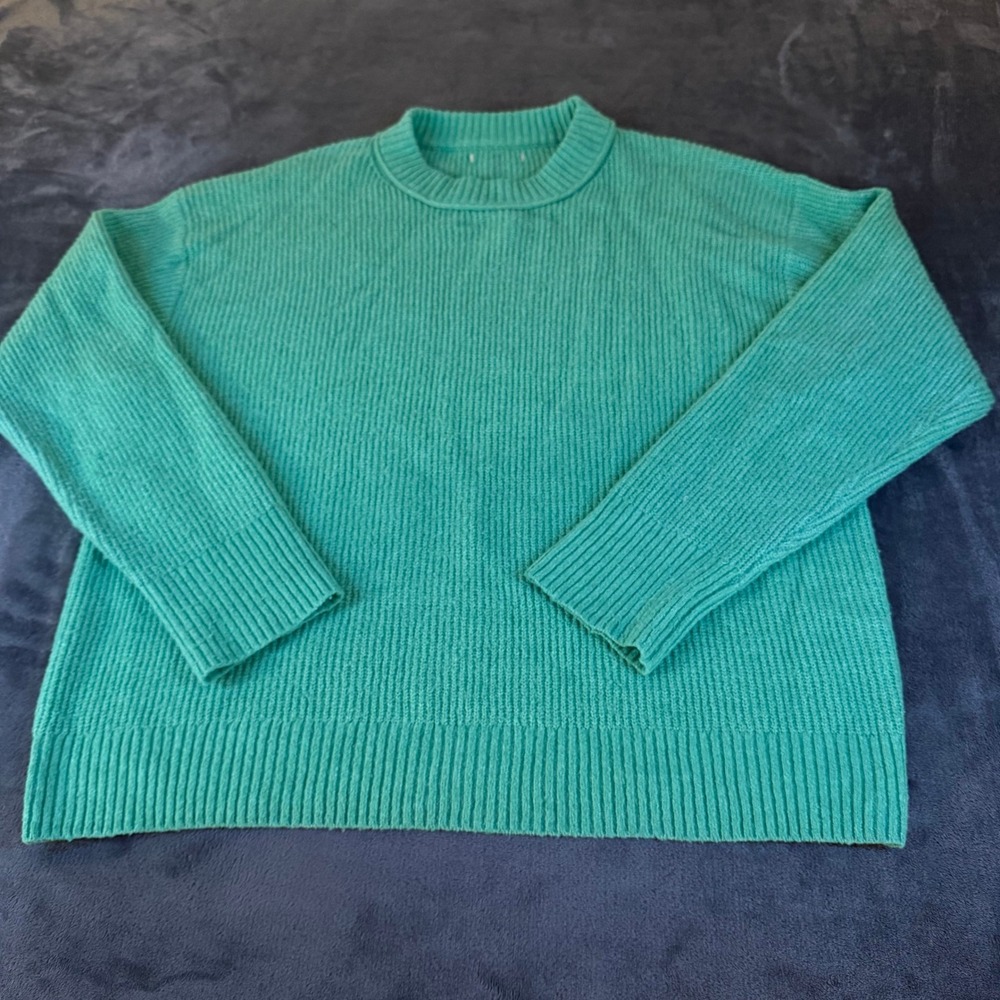 American Eagle Outfitters Ribbed Knit Crew Neck Pullover Sweater Womens Large